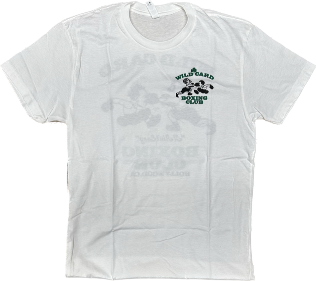 Wild Card Boxing Club Original Logo Shirt -White/Green