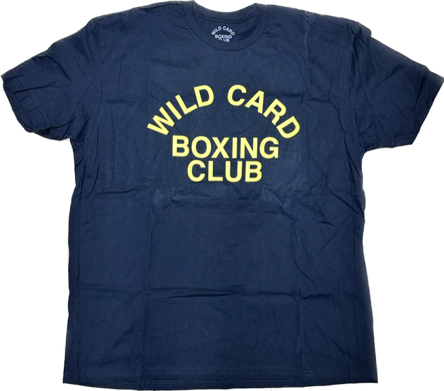 Wild Card Boxing Club Old School Logo Shirt - Black/Yellow