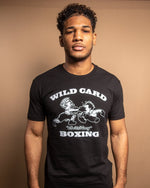 Wild Card Boxing Original Logo Shirt - Black/White