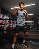 Wild Card Boxing Original Logo Shirt - Grey/Black