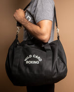 Wild Card Boxing Old School Logo Duffel Bag - Black