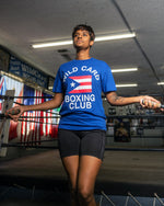 Wild Card Boxing Club Puerto Rico Logo Shirt - Blue