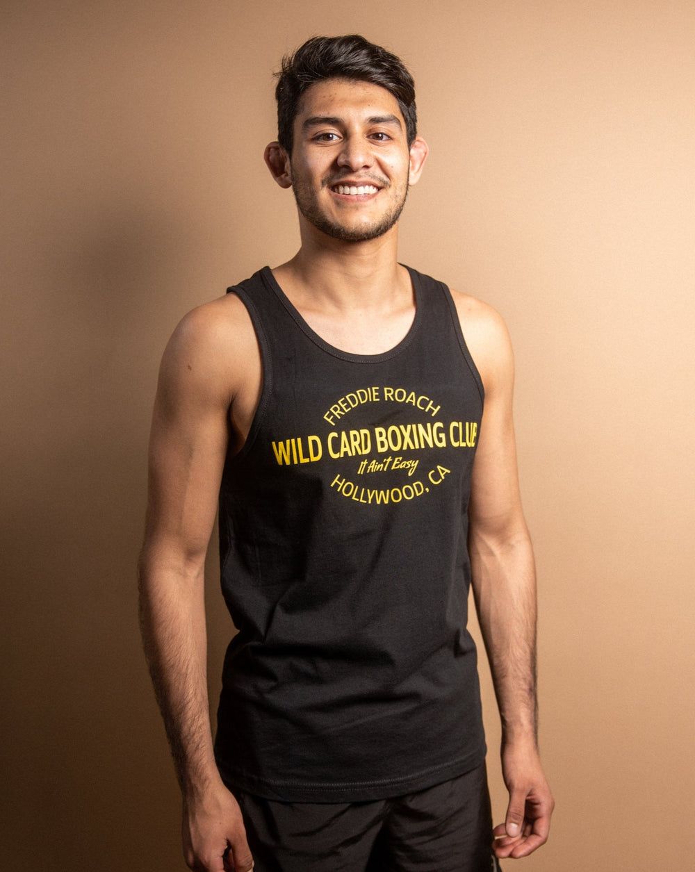 Wild Card Boxing Club Unisex Tank Top - Black/Yellow