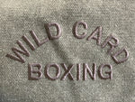 Wild Card Boxing Old School Logo Duffel Bag - Grey