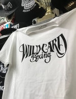 Wild Card Boxing Tag Logo 2.0 Shirt- White/Black